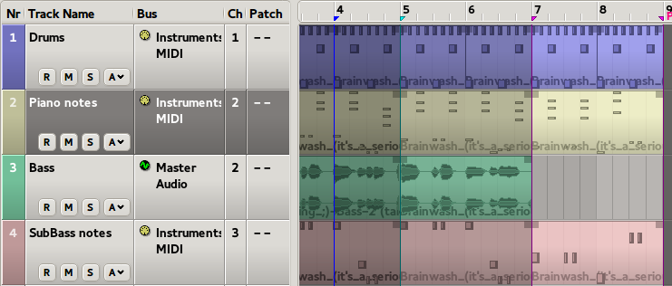 punch in/out range inside a loop range