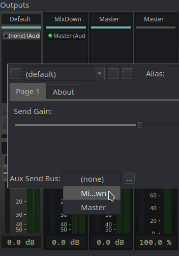aux send